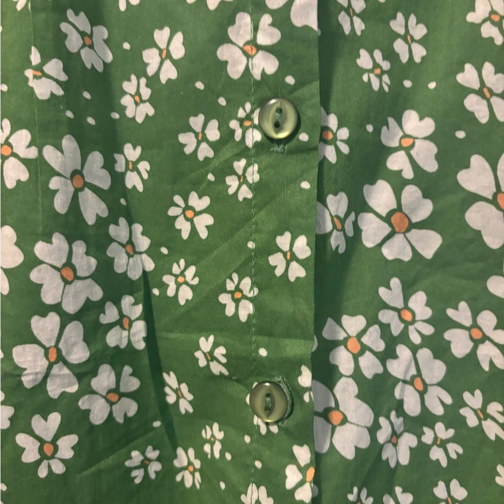 ROLLA'S Green Floral Blouse - Picture 3 of 4